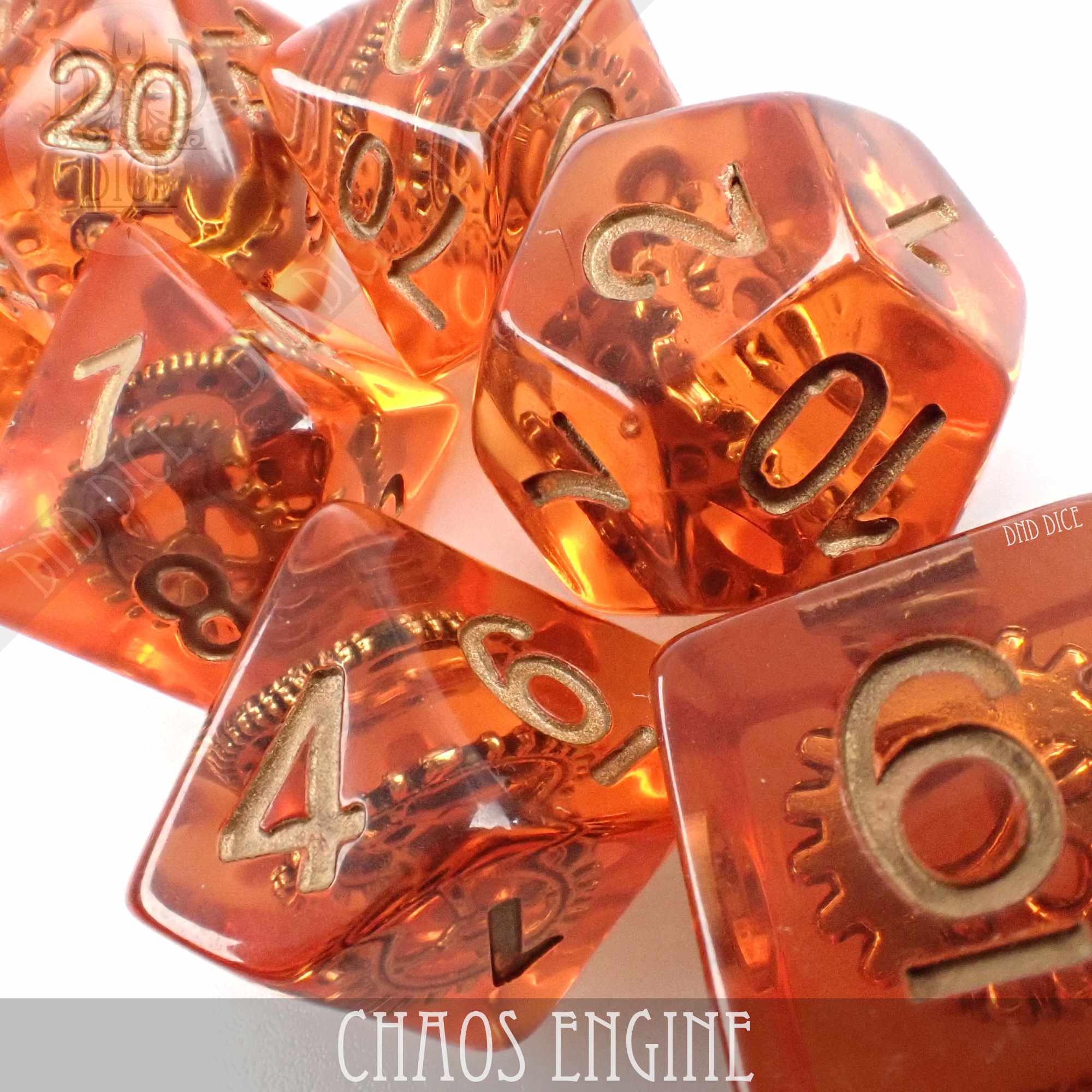 Chaos Engine 7 Piece Gaming Dice Set