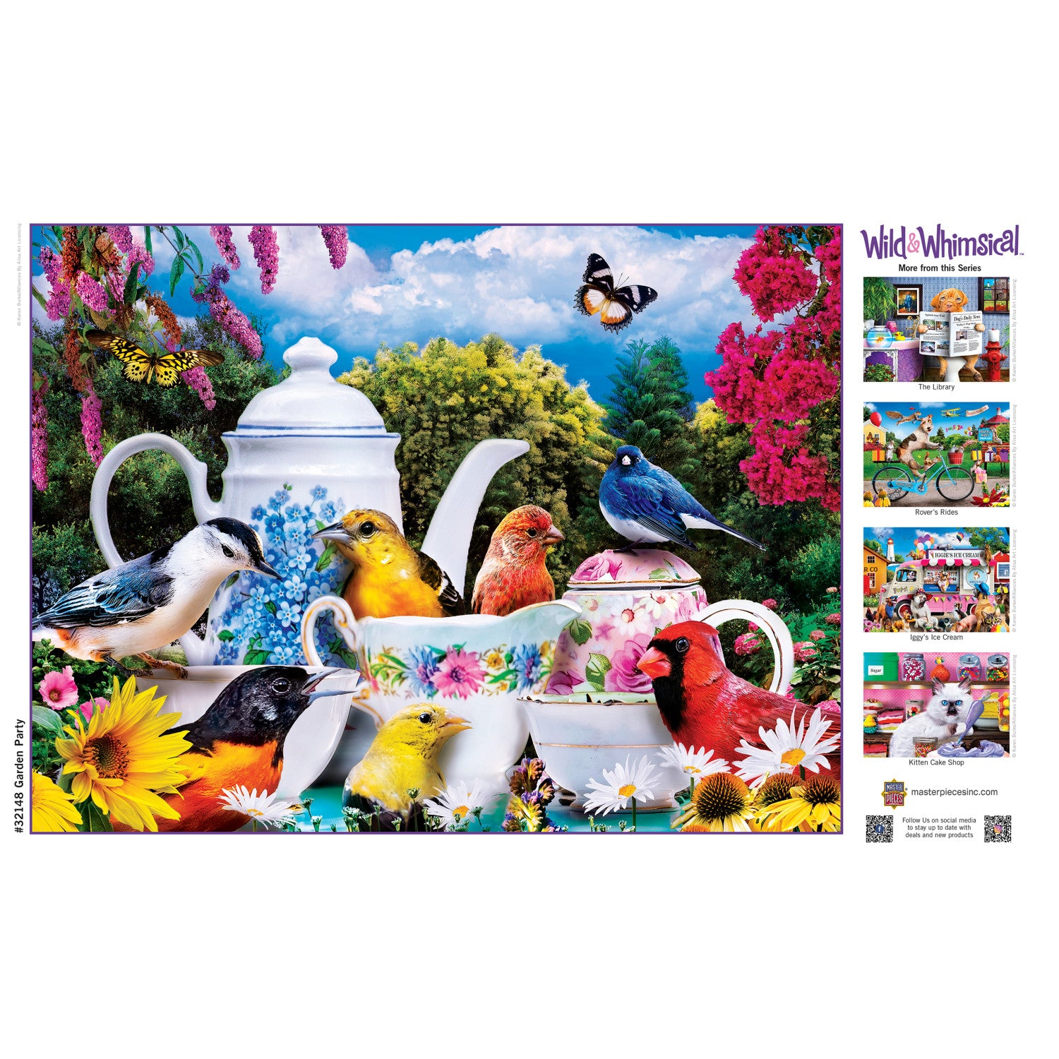 Wild & Whimsical - Garden Party 300 Piece EZ Grip Puzzle