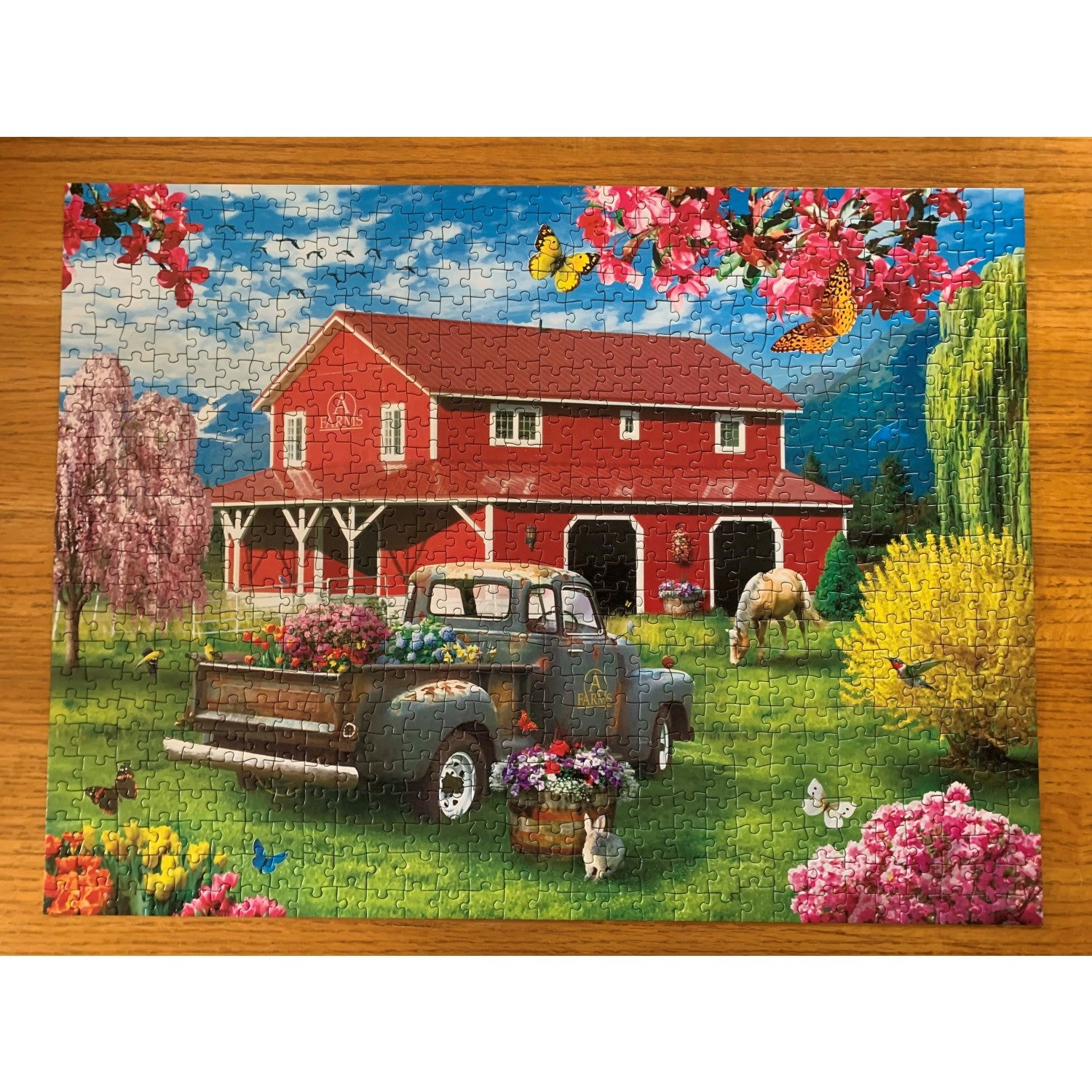 Lazy Days - A Farm's Alive 750 Piece Jigsaw Puzzle