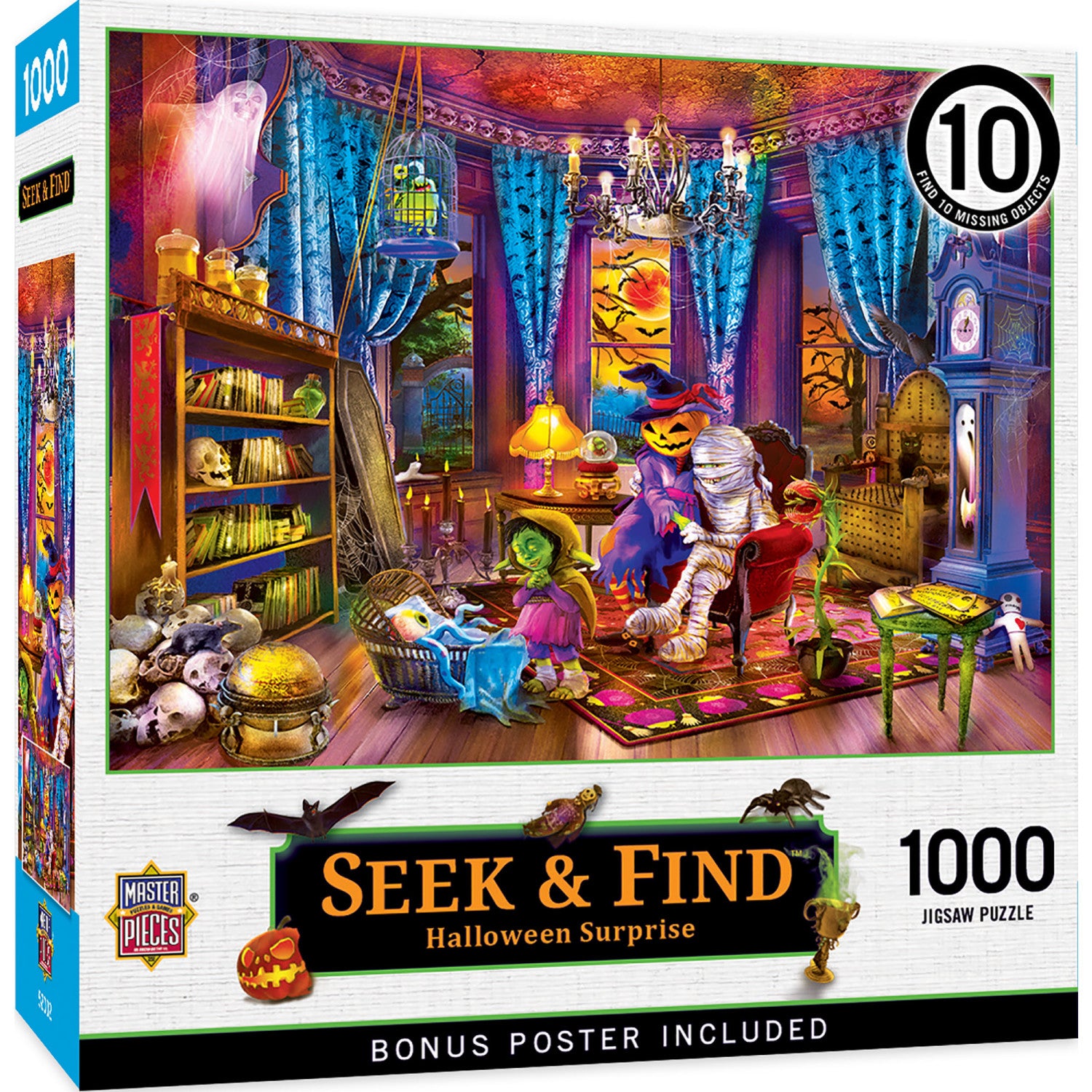 Seek & Find - Halloween Surprise 1000 Piece Puzzle