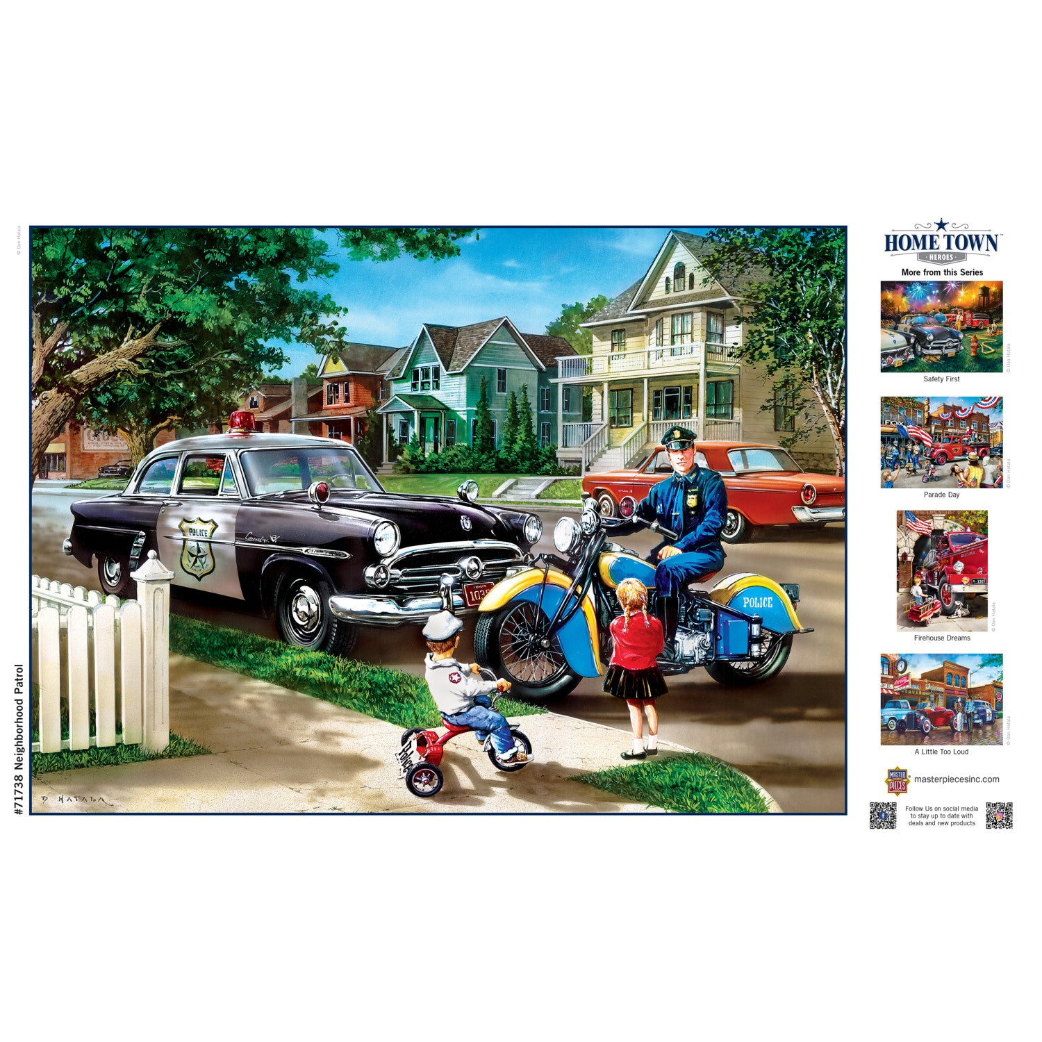 Hometown Heroes - Neighborhood Patrol 1000 Piece Jigsaw Puzzle