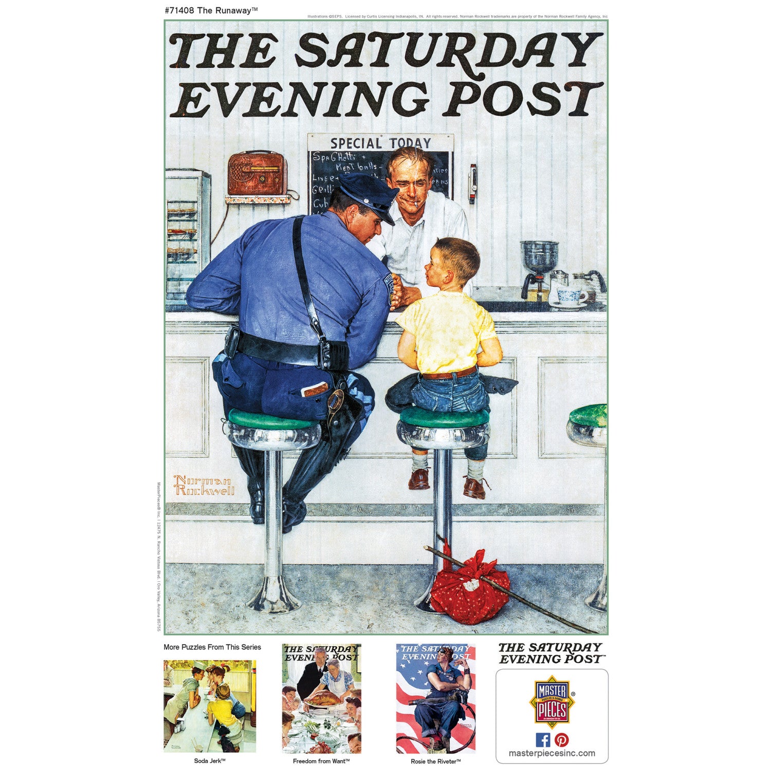 Saturday Evening Post - The Runaway 1000 Piece Puzzle