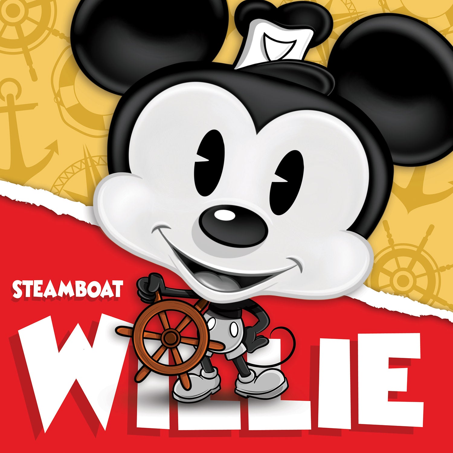 Steamboat Willie - 100 Piece Square Puzzle