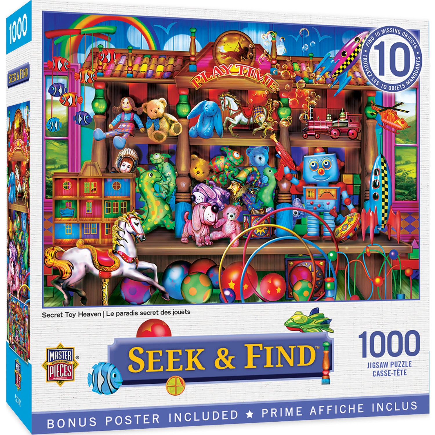Seek & Find - Secret Toy Heaven 1000 Piece Puzzle
