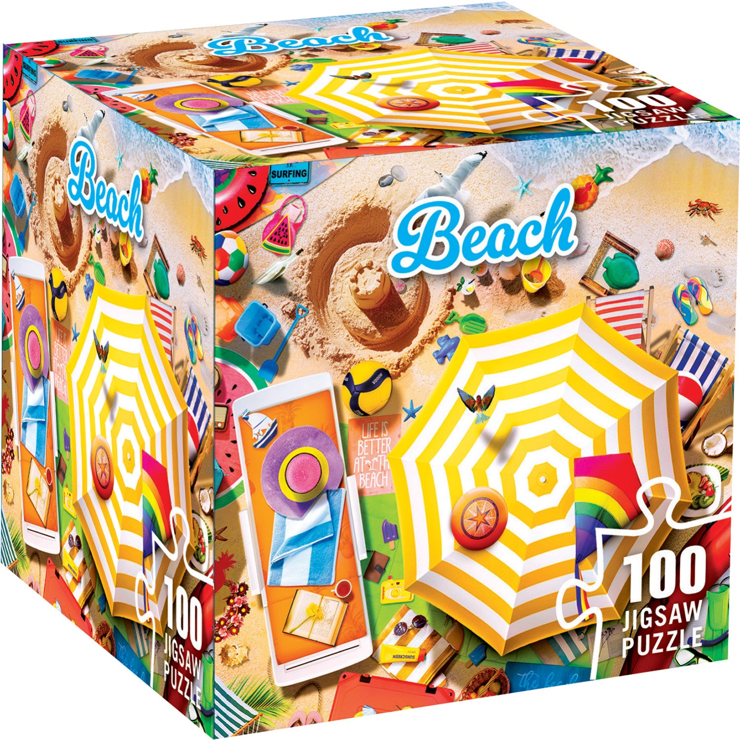 Beach 100 Piece Jigsaw Puzzle