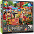 Farmer's Market - Town Square Booths 750 Piece Jigsaw Puzzle