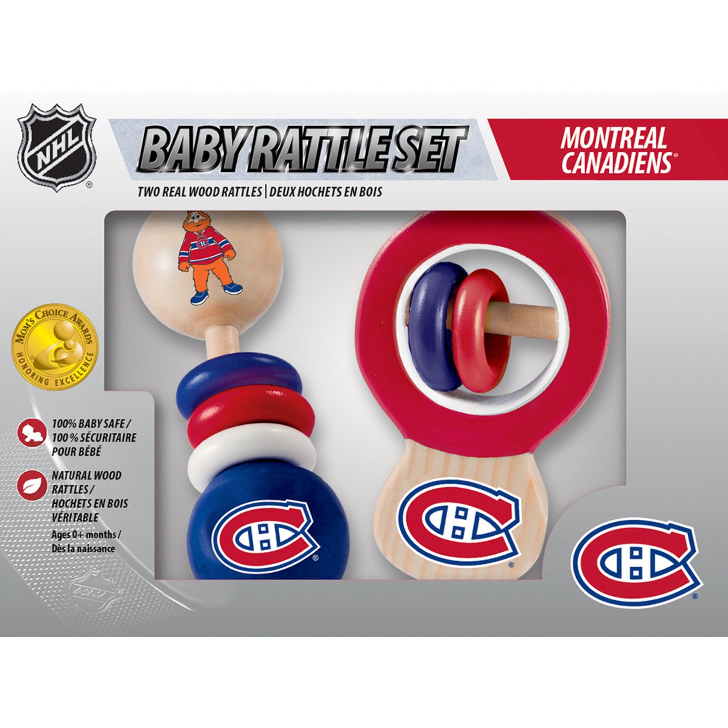 Montreal Canadiens - Baby Rattles 2-Pack