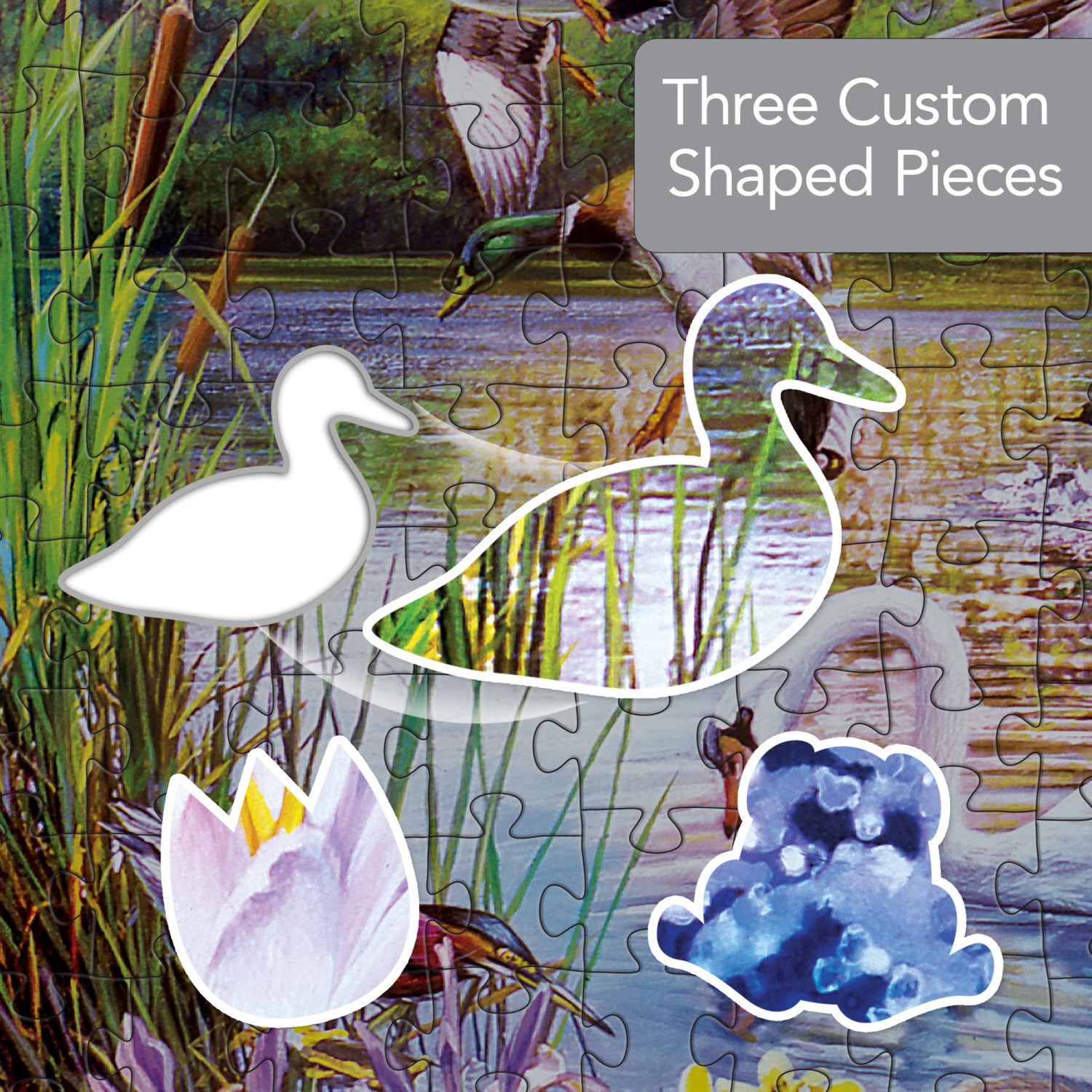 Shapes - Woodland Ducks 500 Piece Puzzle