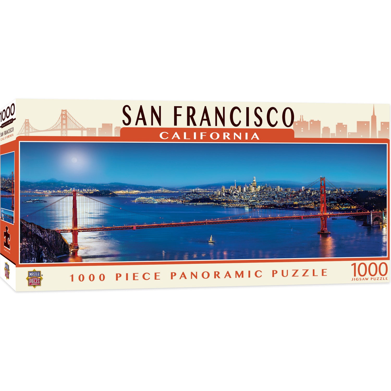 San Francisco 1000 Piece Panoramic Puzzle