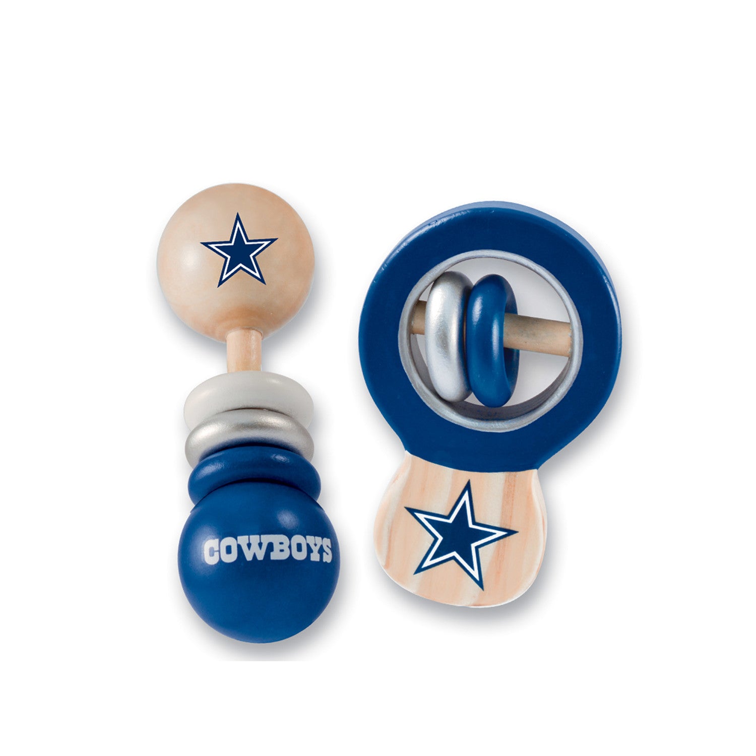 Dallas Cowboys - Baby Rattles 2-Pack