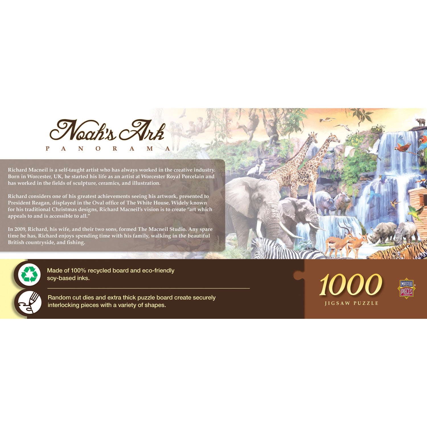 Noah's Ark - 1000 Piece Panoramic Puzzle