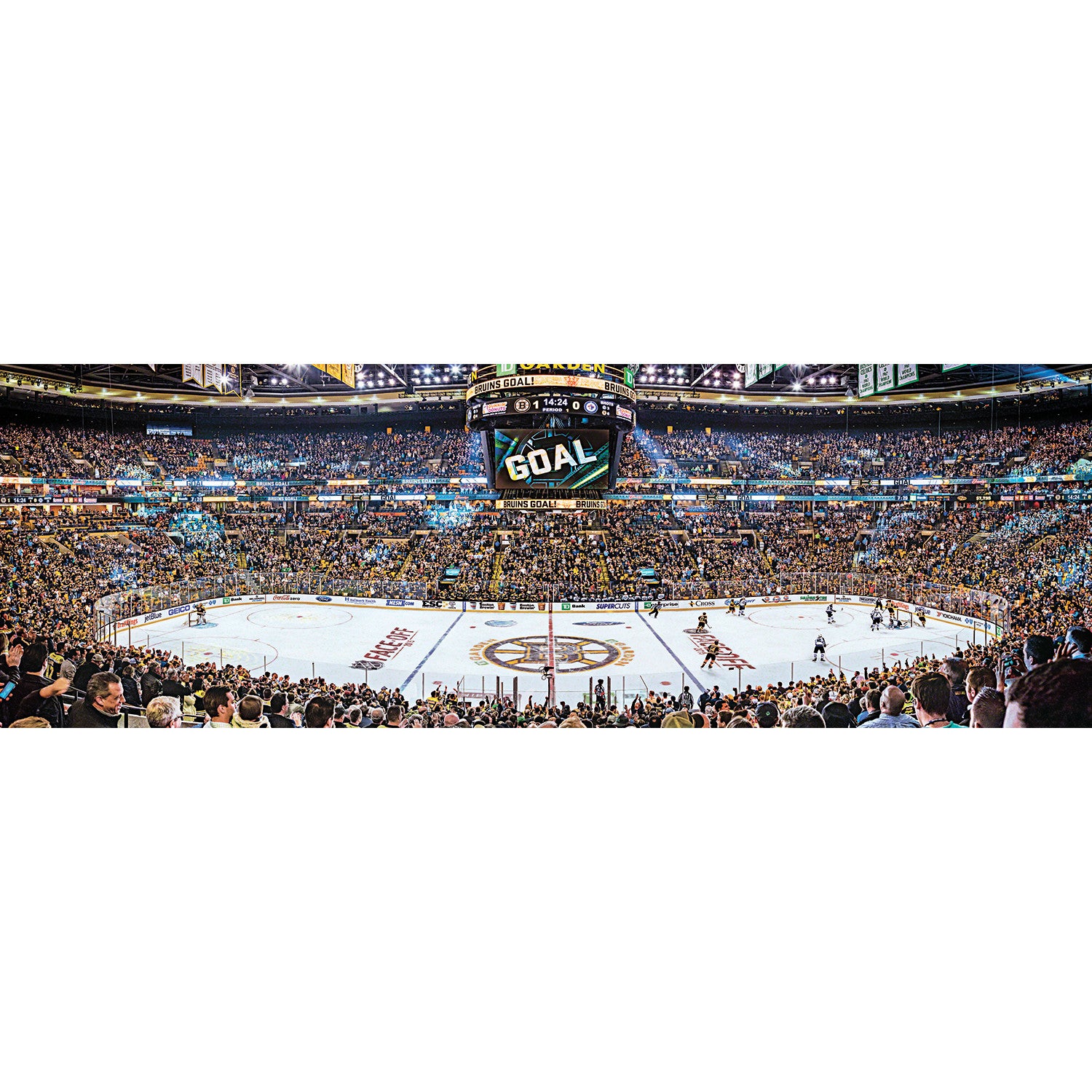 Boston Bruins NHL 1000pc Panoramic Puzzle