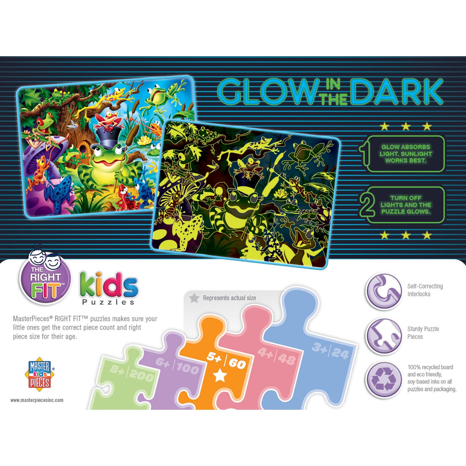 Glow in the Dark - Abracadabra 60 Piece Puzzle