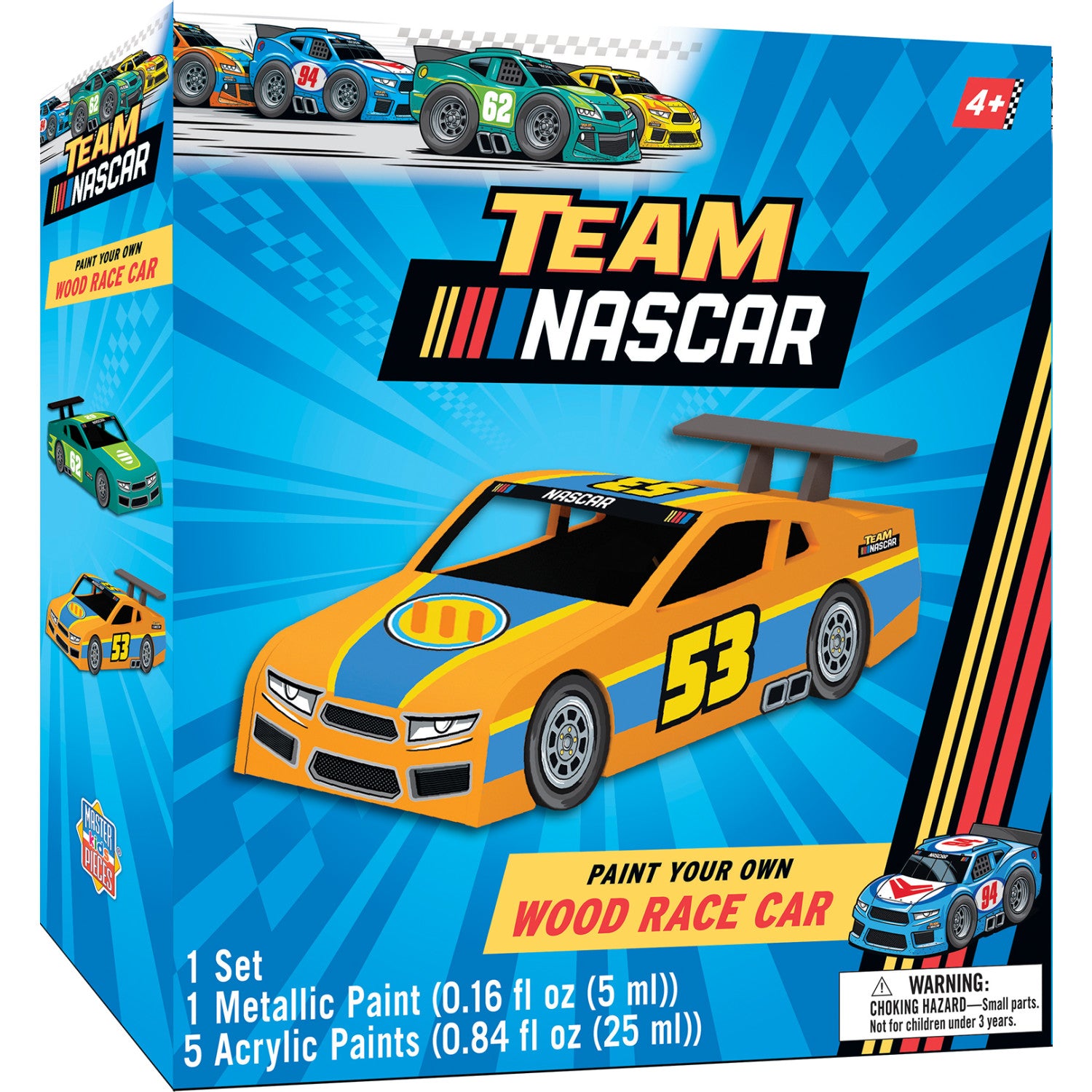 NASCAR - Wood Race Car Craft Set
