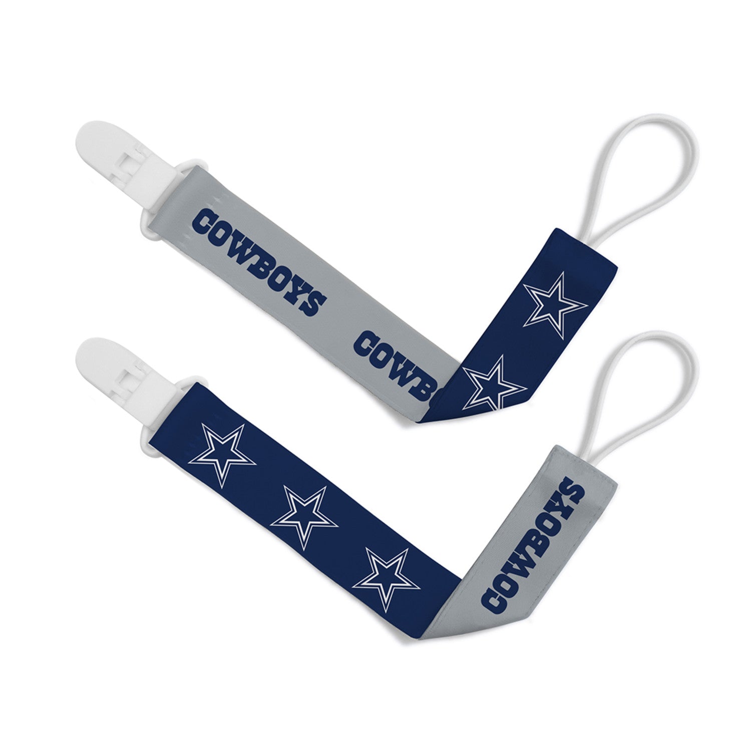 Dallas Cowboys - Pacifier Clip 2-Pack