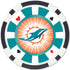 Miami Dolphins NFL Poker Chips 100pc