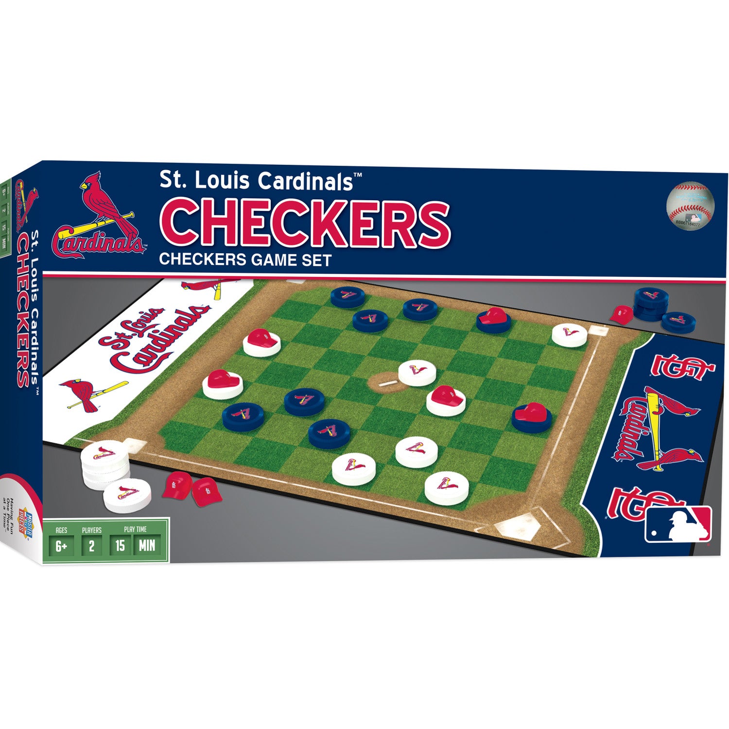 St. Louis Cardinals Checkers Board Game