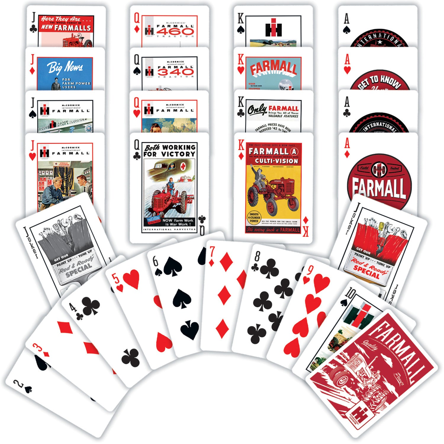 Case IH/Farmall Playing Cards