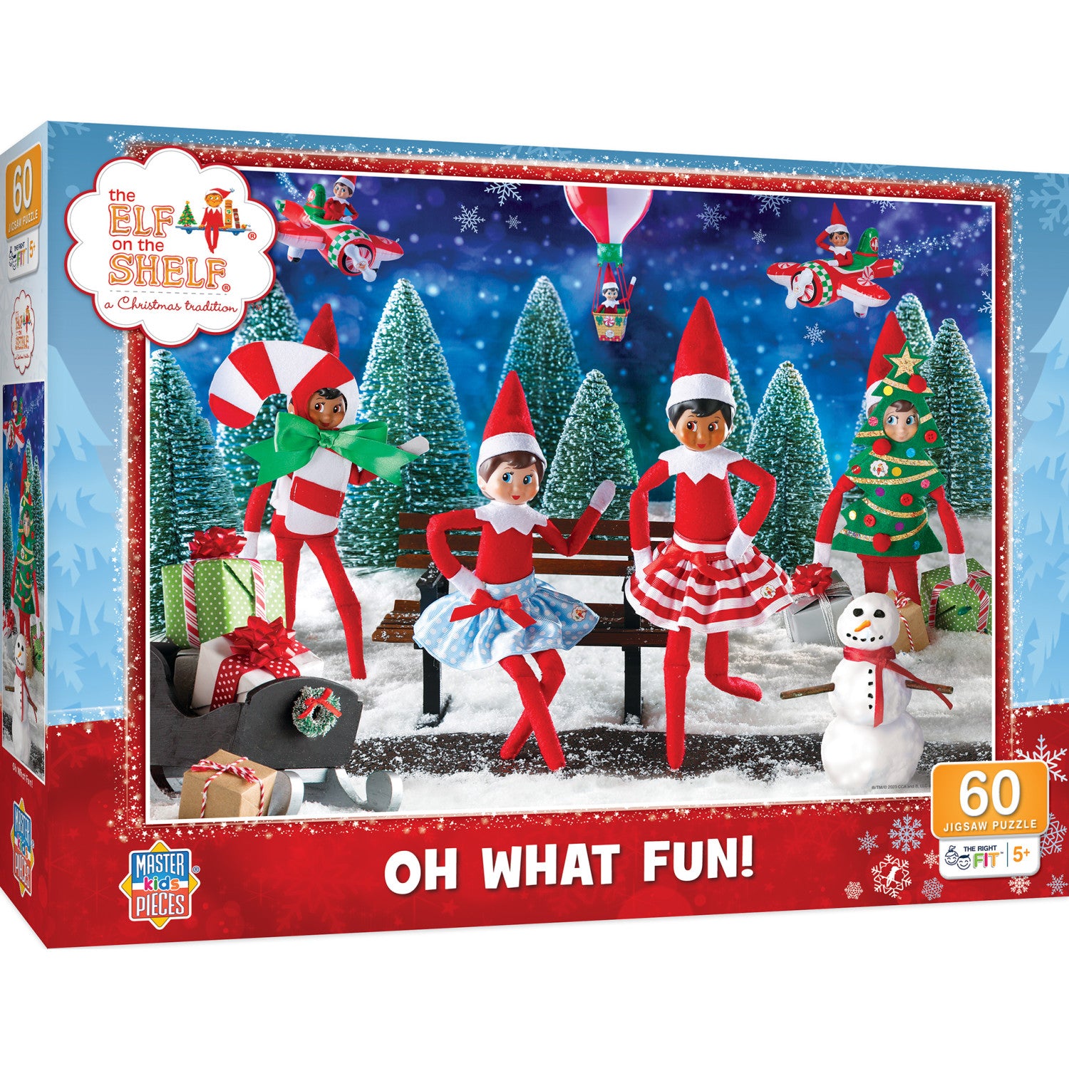 Elf on the Shelf - Oh What Fun 60 Piece Jigsaw Puzzle