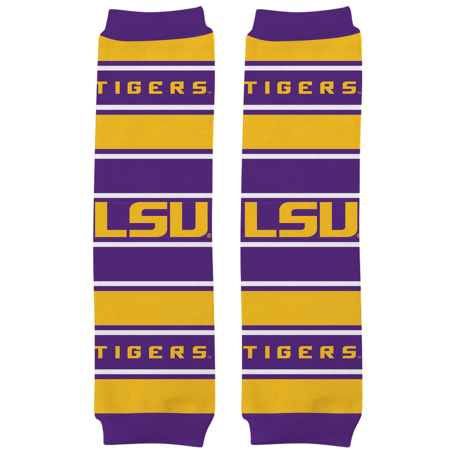 LSU Tigers Baby Leg Warmers