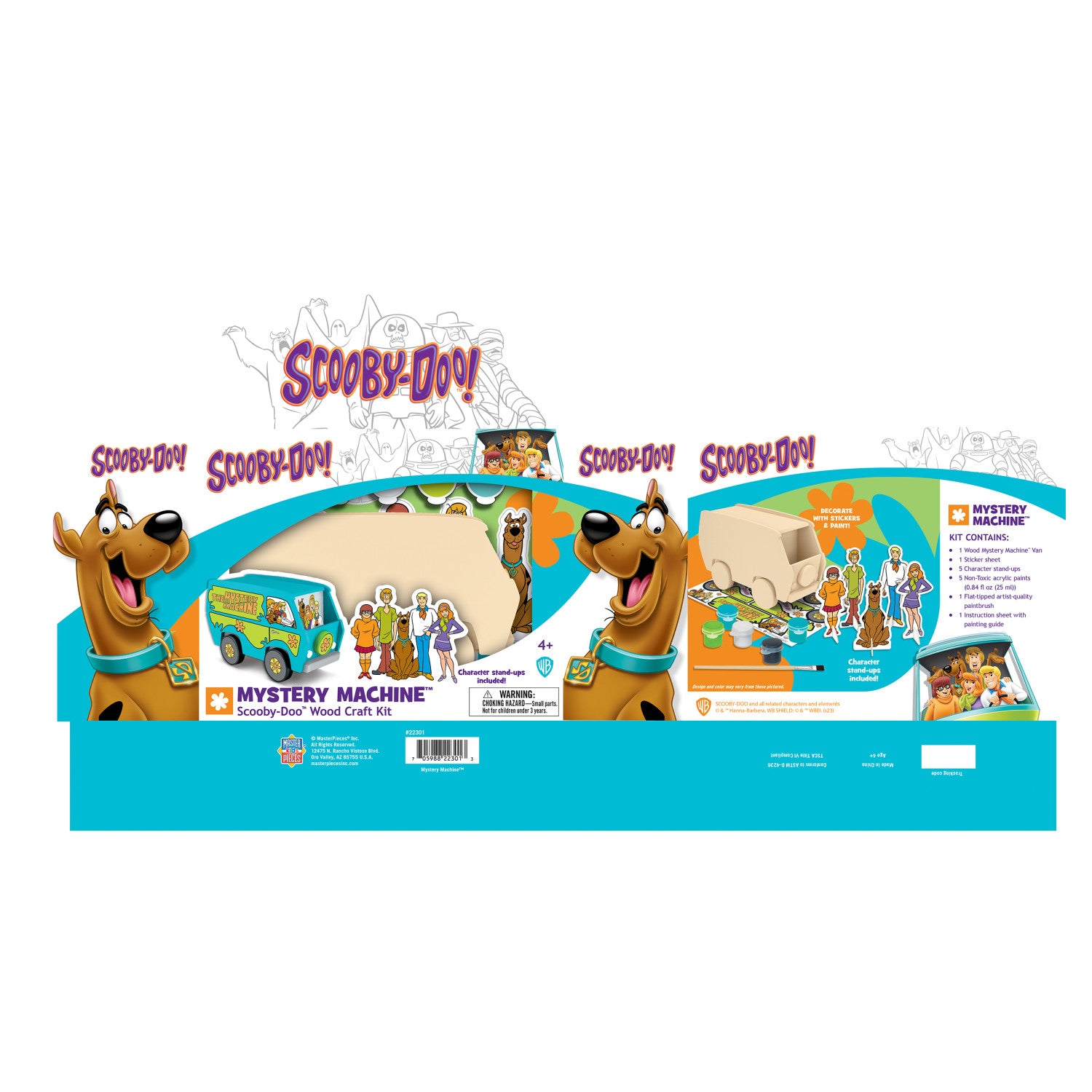 Scooby Doo - Mystery Machine Wood Craft Kit – MasterPieces Puzzle Company  INC