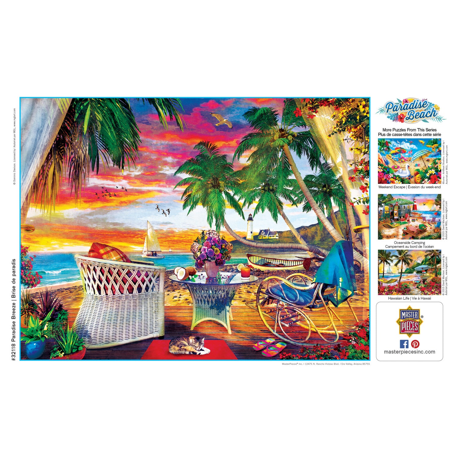 Paradise Beach - Paradise Breeze 550 Piece Puzzle