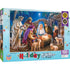 Holiday Glitter Christmas- Christ is Born 100 Piece Puzzle