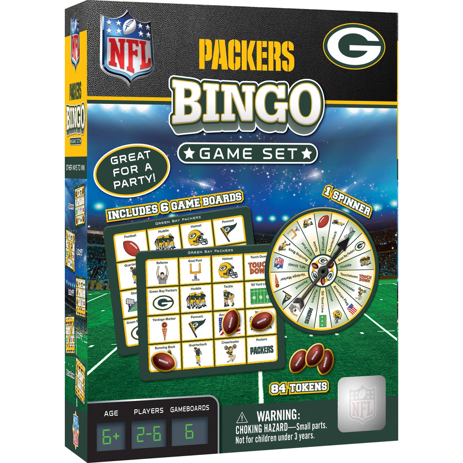 Green Bay Packers Bingo Game