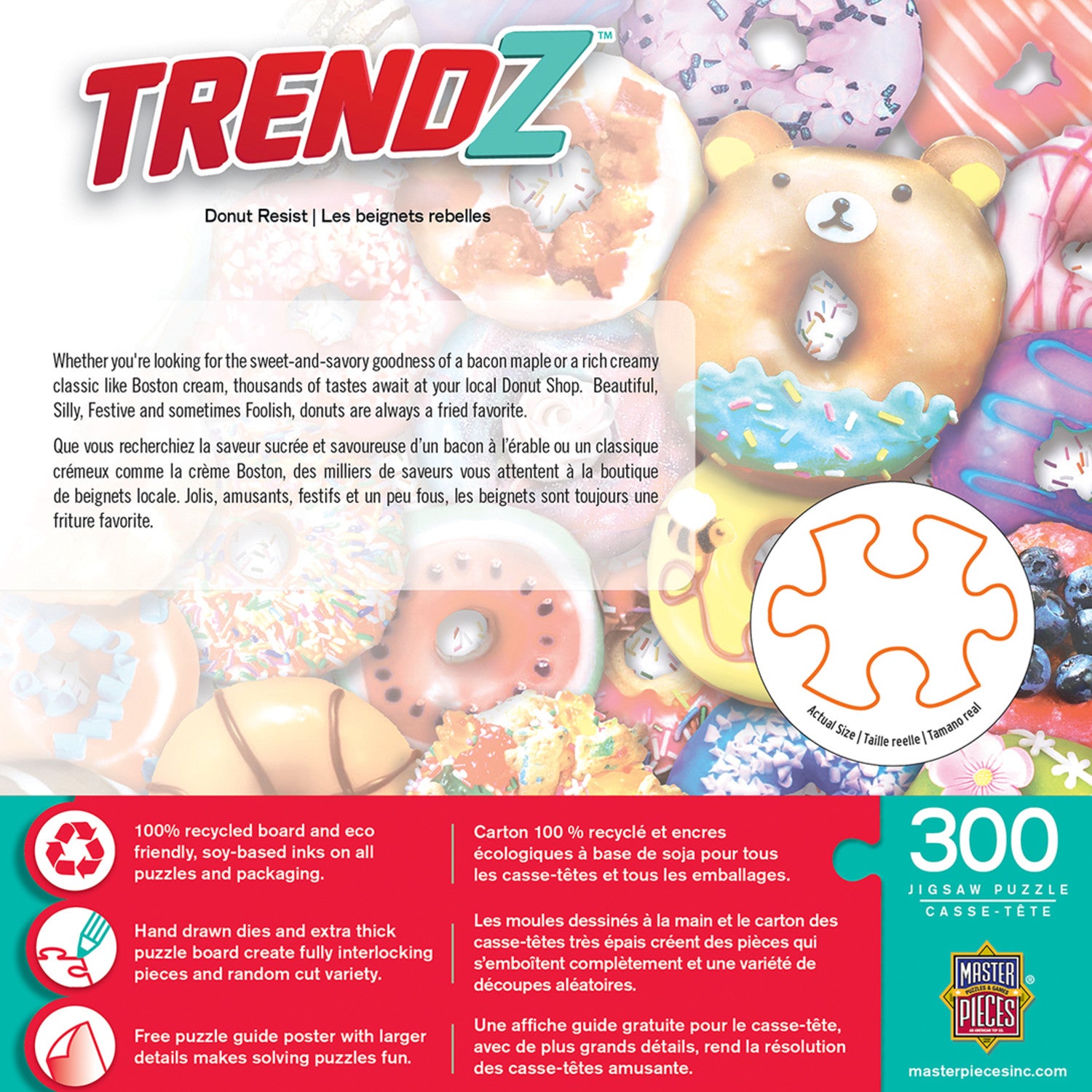 Trendz - Donut Resist 300 Piece EZ Grip Jigsaw Puzzle