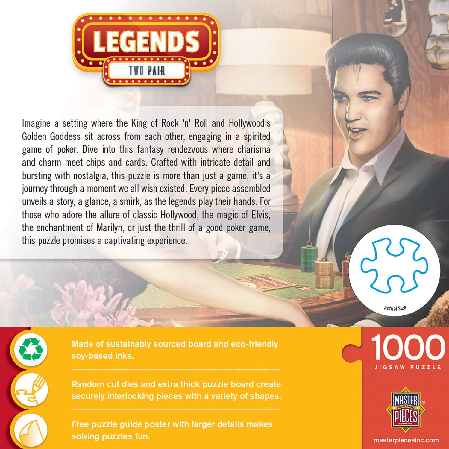 Legends - Two Pair 1000 Piece Jigsaw Puzzle