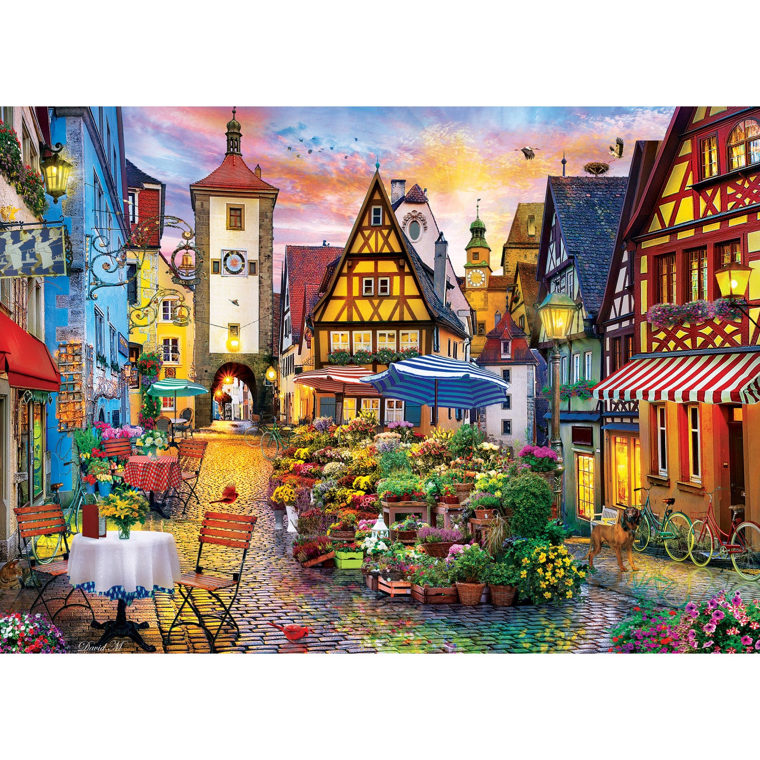 Colorscapes - Bavarian Flower Market 1000 Piece Puzzle