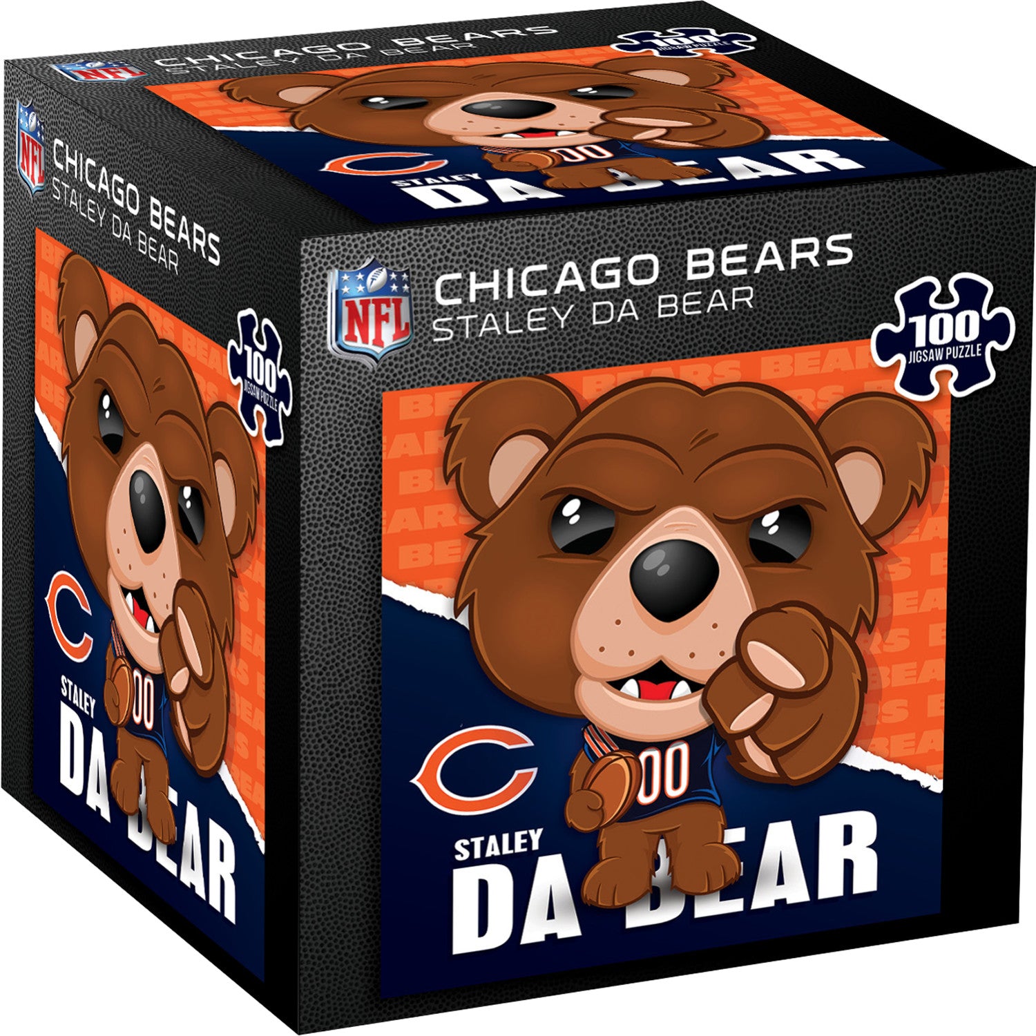 Staley Da Bear - Chicago Bears Mascot 100 Piece Jigsaw Puzzle