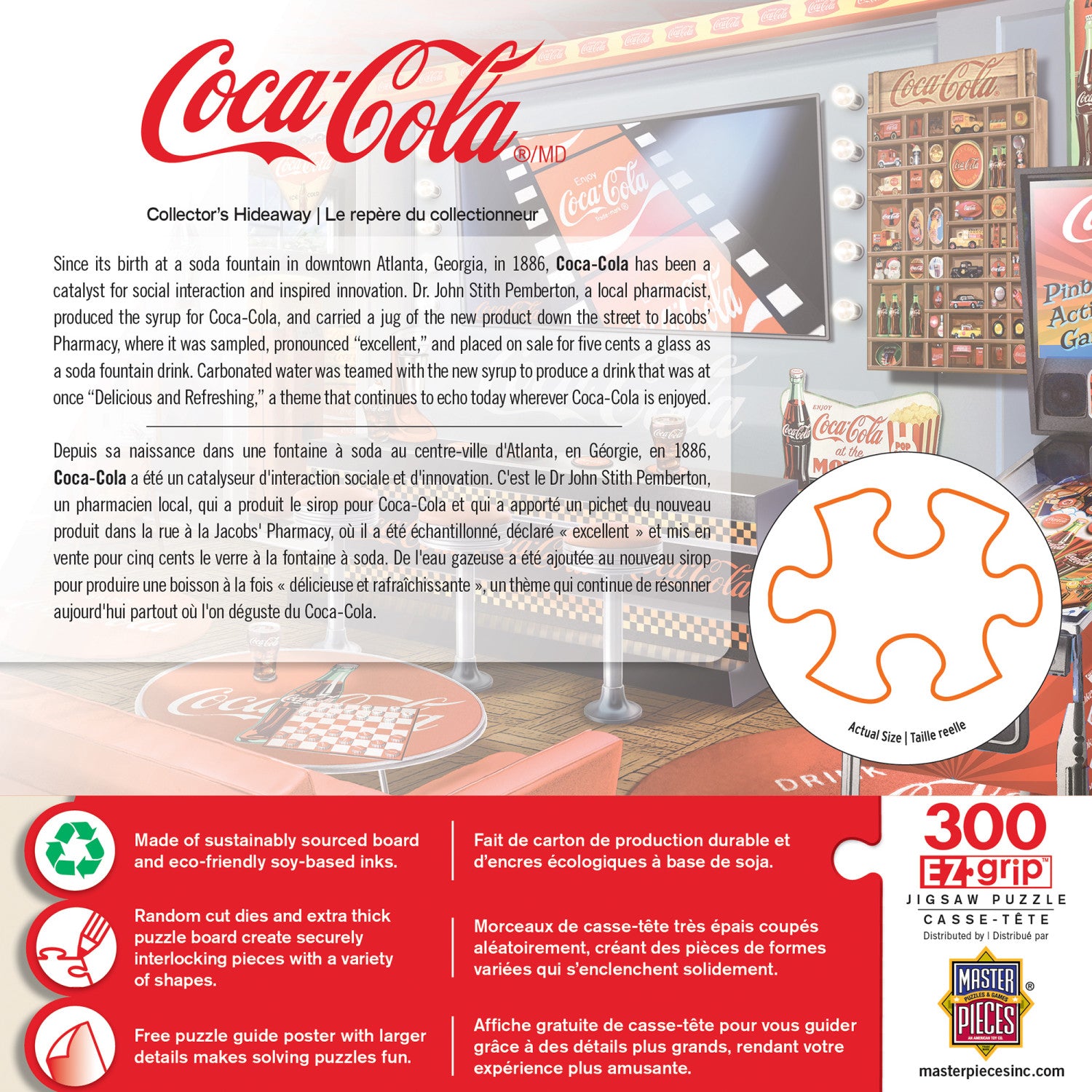Coca-Cola - Collector's Hideaway 300 Piece Puzzle