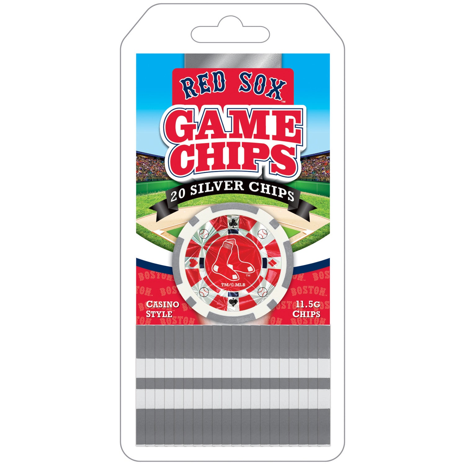 Boston Red Sox 20 Piece Poker Chips