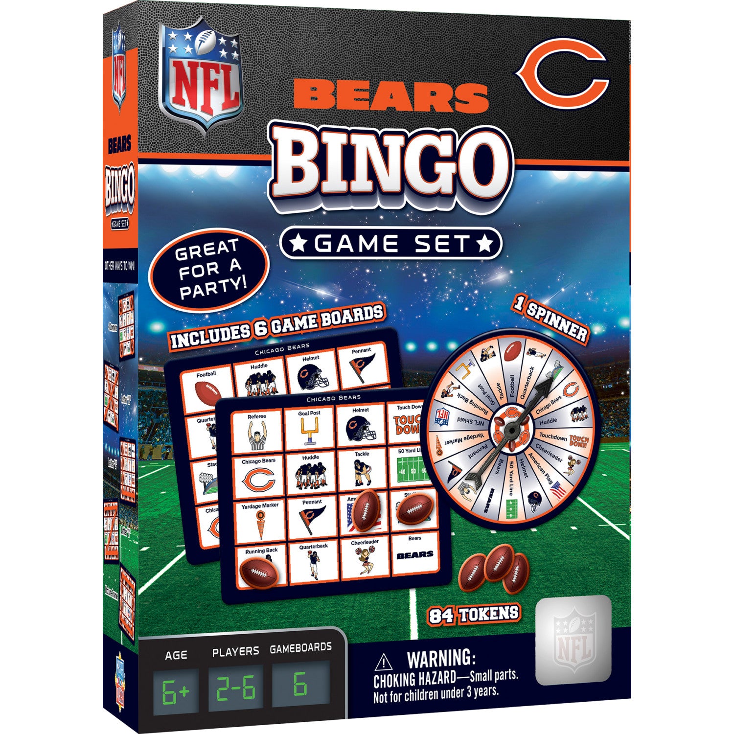 Chicago Bears Bingo Game