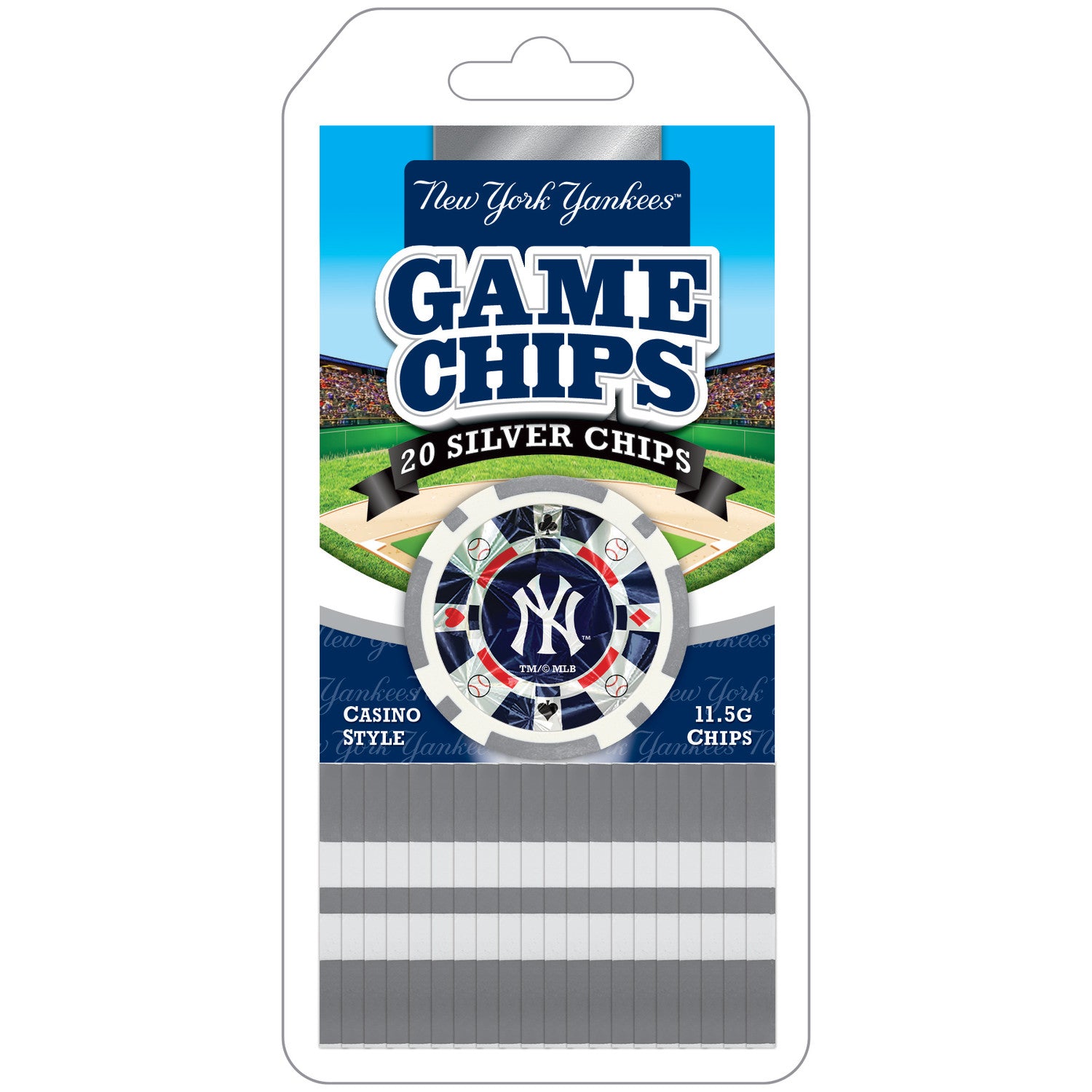 New York Yankees 20 Piece Poker Chips