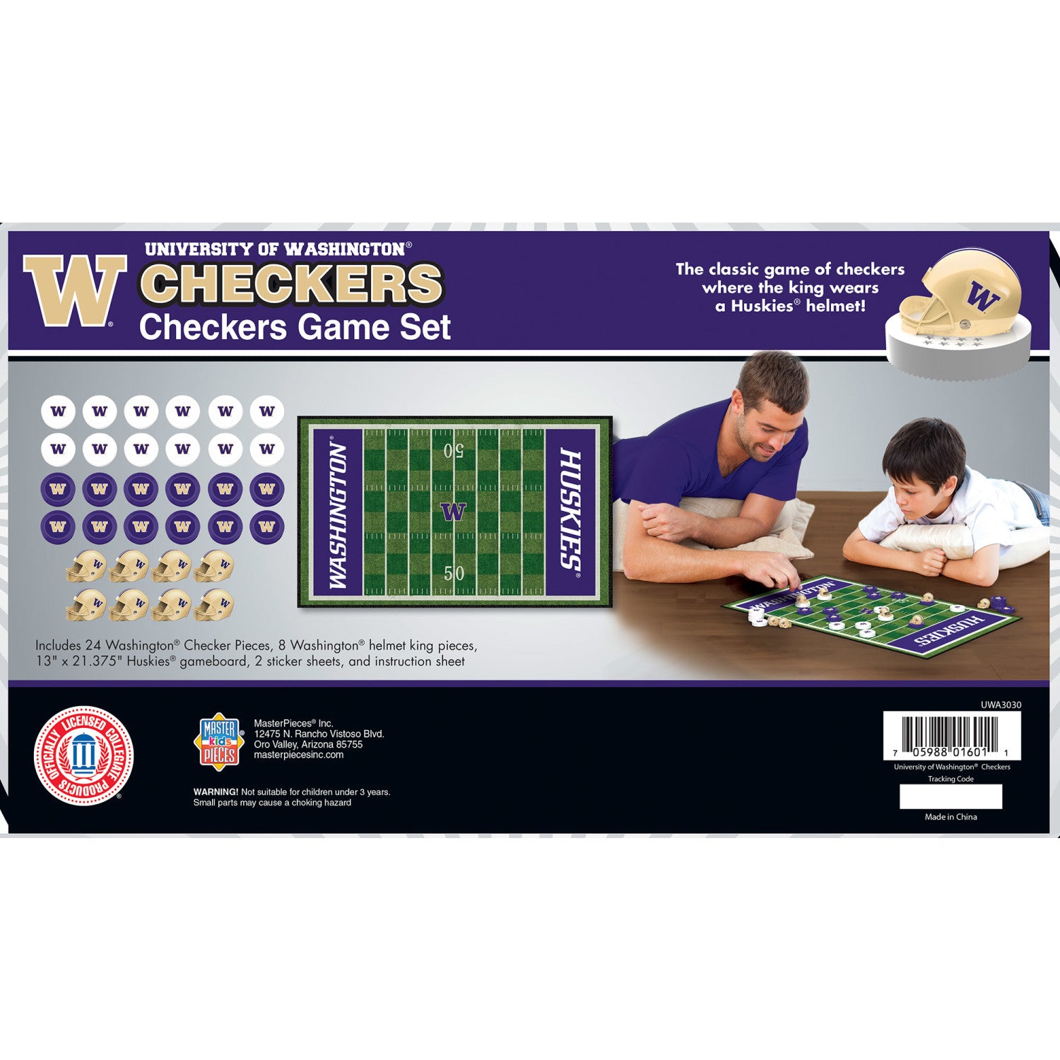 Washington Huskies Checkers