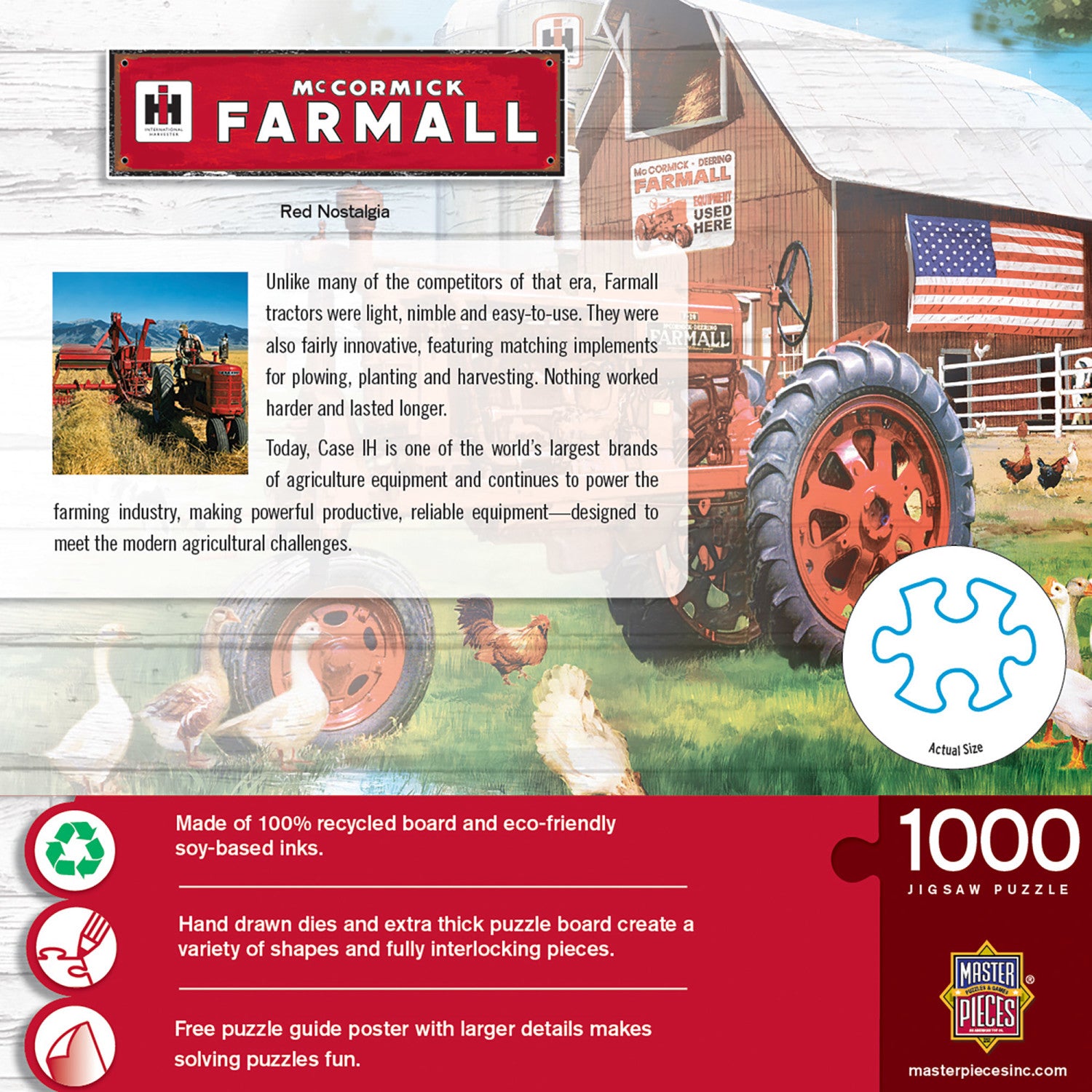 Farmall - Red Nostalgia 1000 Piece Puzzle