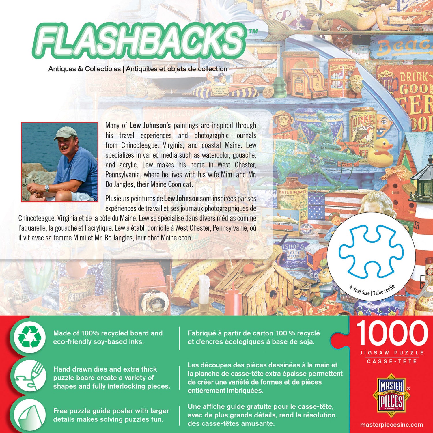 Flashbacks - Antiques & Collectibles 1000 Piece Jigsaw Puzzle