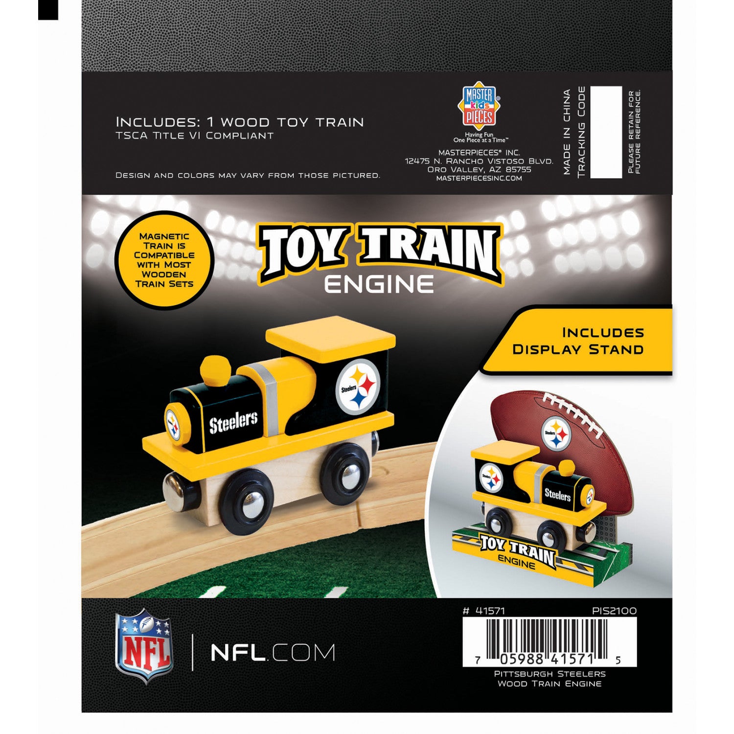 Pittsburgh Steelers Toy Train Engine