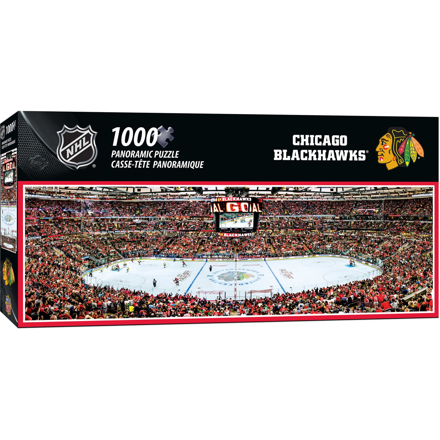Chicago Blackhawks - 1000 Piece Panoramic Jigsaw Puzzle