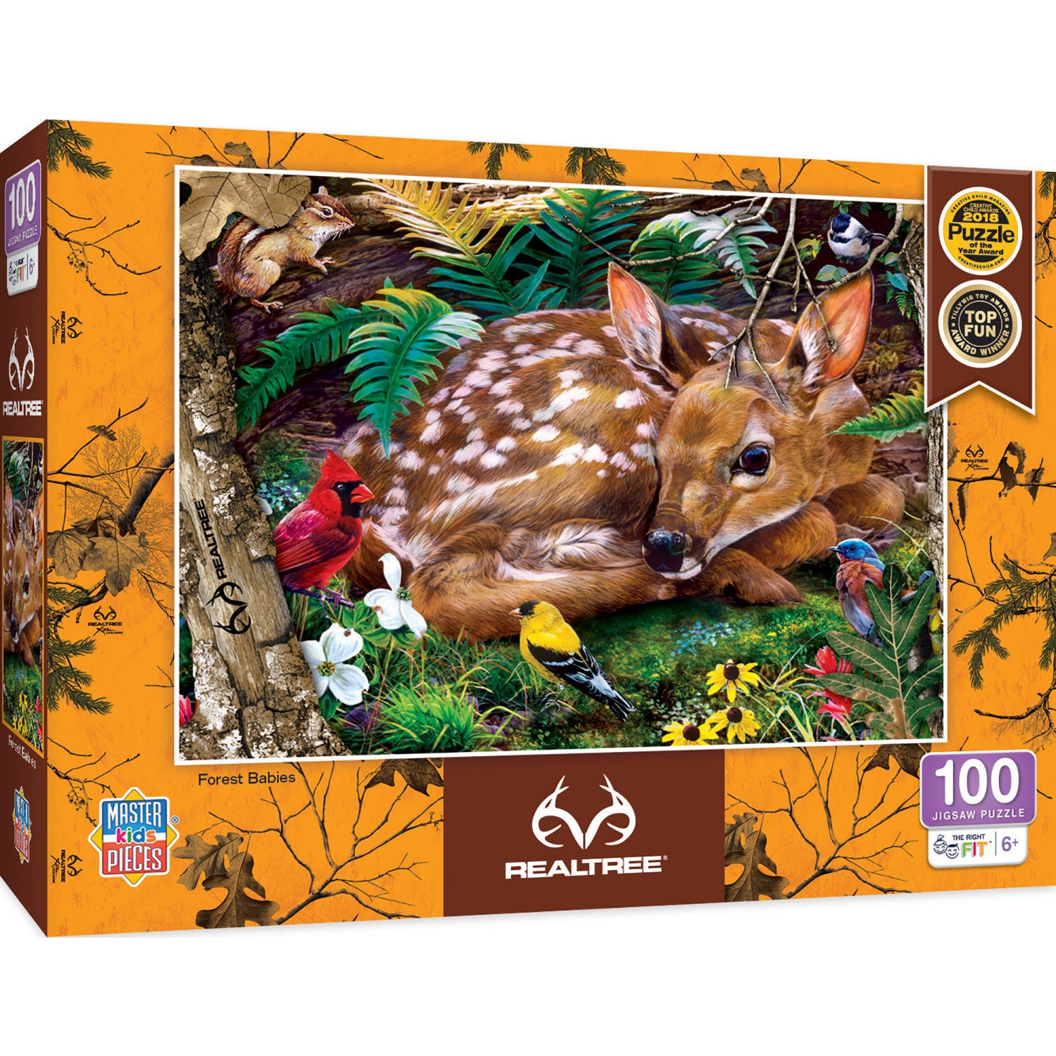 Realtree - Forest Babies 100 Piece Kids Puzzle