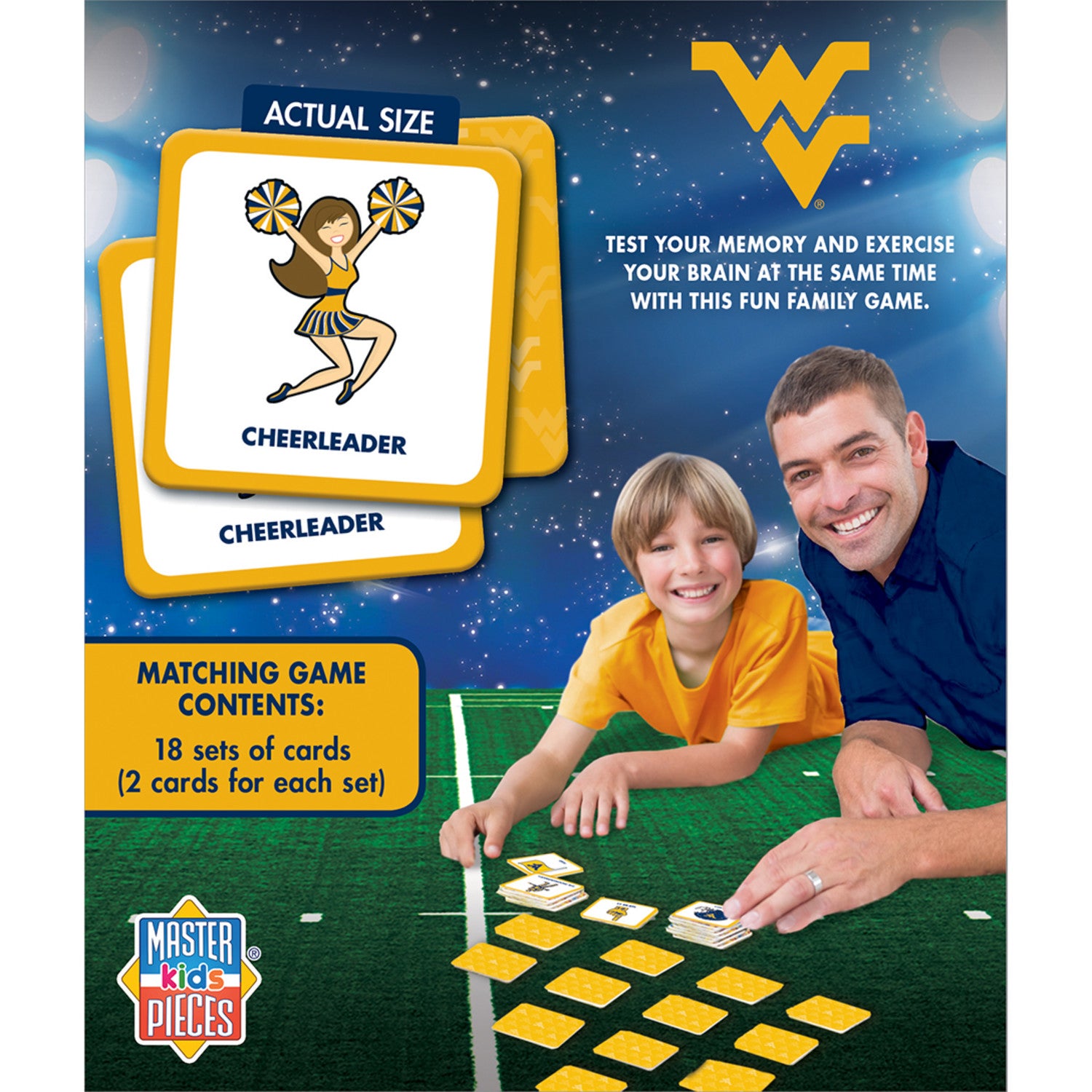 West Virginia Mountaineers Matching Game