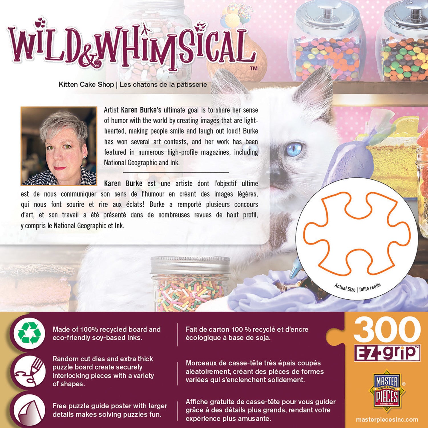 Wild & Whimsical - Kitten Cake Shop 300 Piece EZ Grip Jigsaw Puzzle
