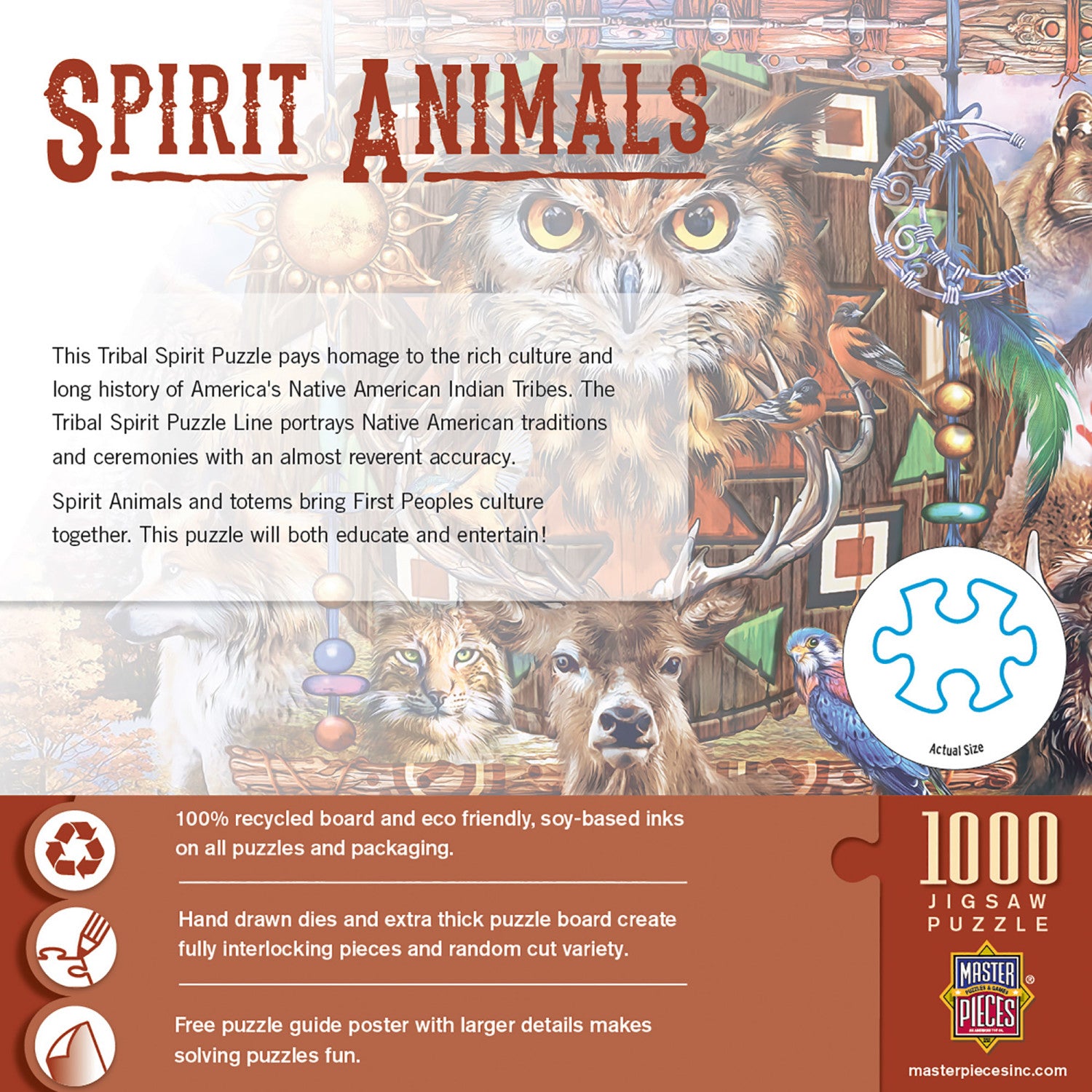Tribal Spirit - Spirit Animals 1000 Piece Puzzle