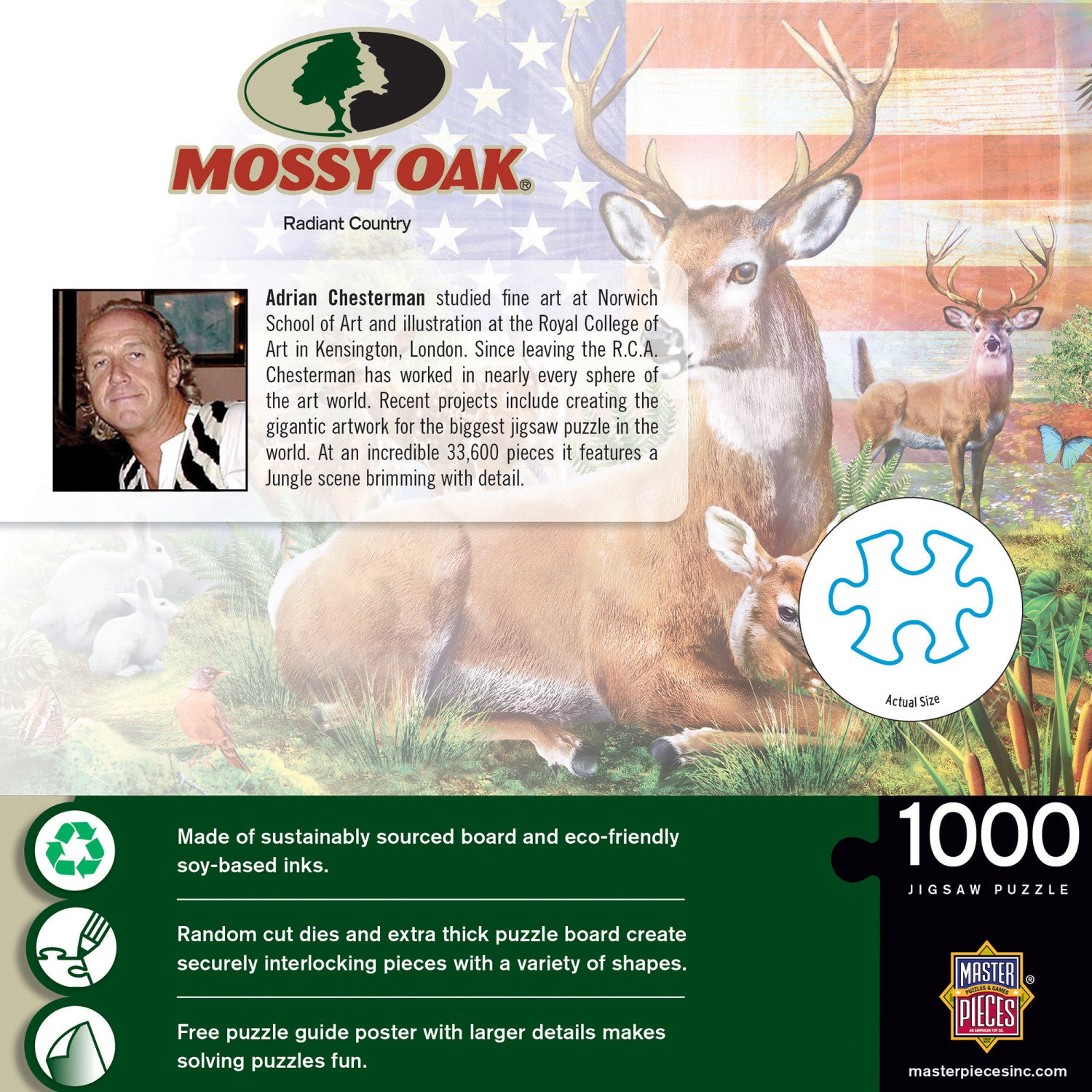Mossy Oak - Radiant Country 1000 Piece Jigsaw Puzzle
