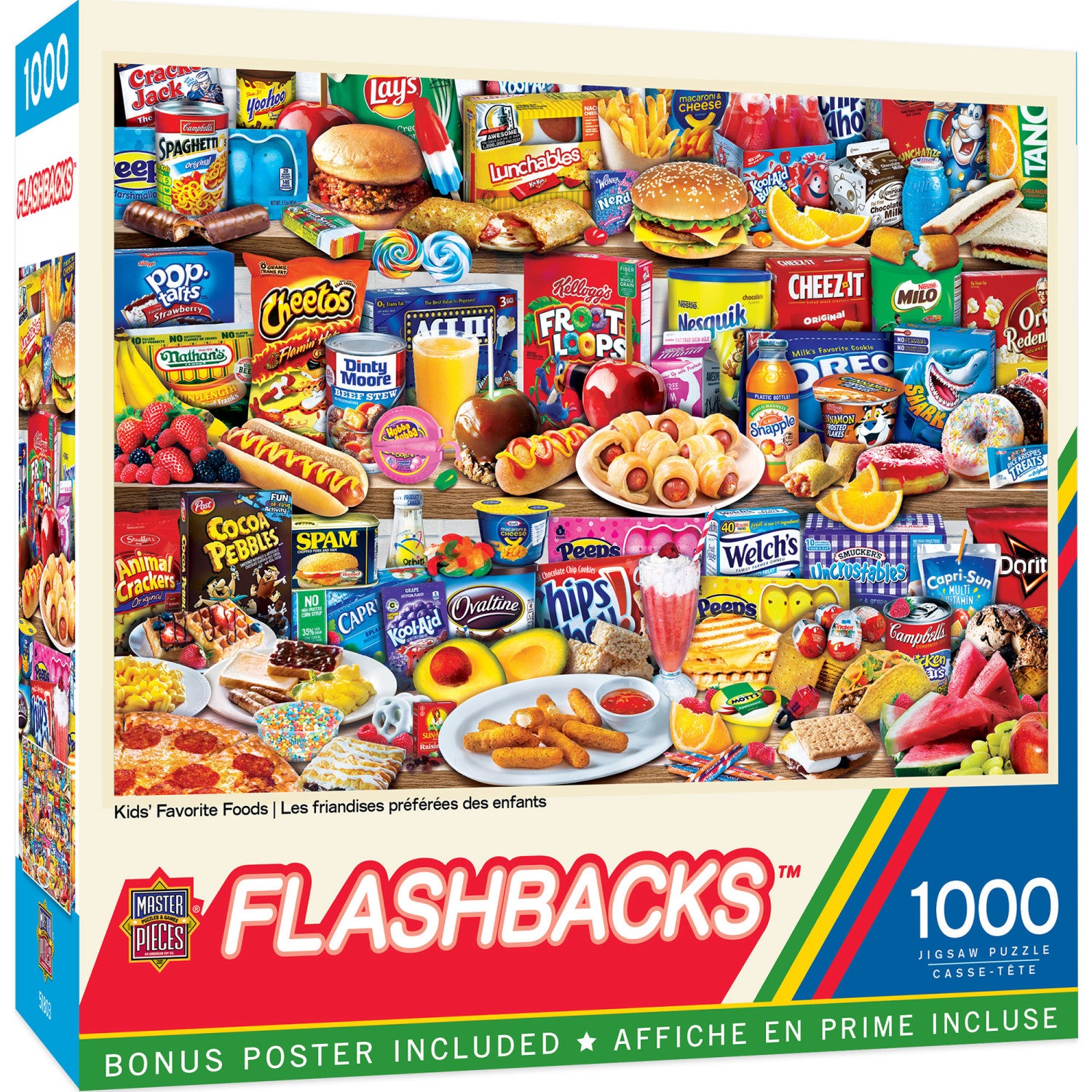 Flashbacks - Kids Favorite Foods 1000 Piece Puzzle