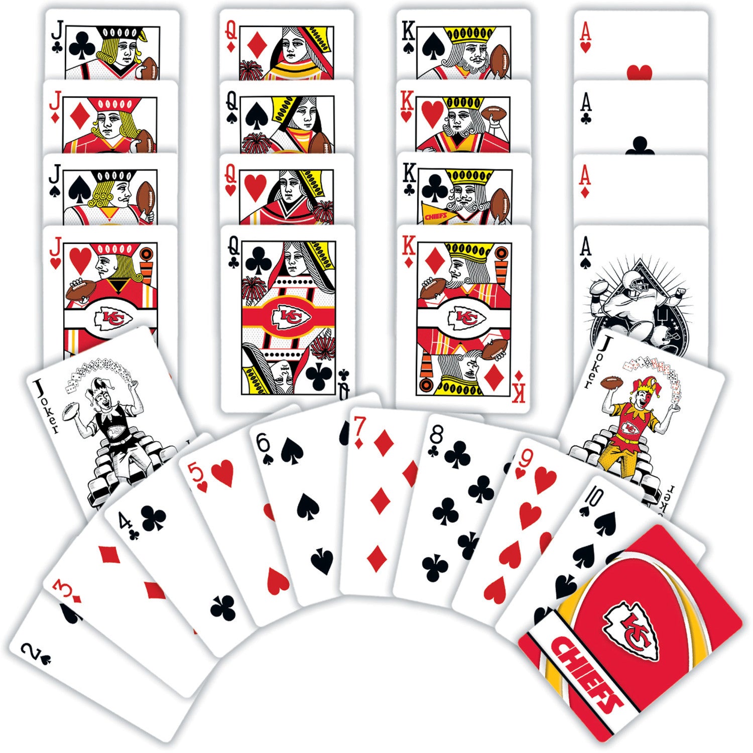 Kansas City Chiefs Playing Cards