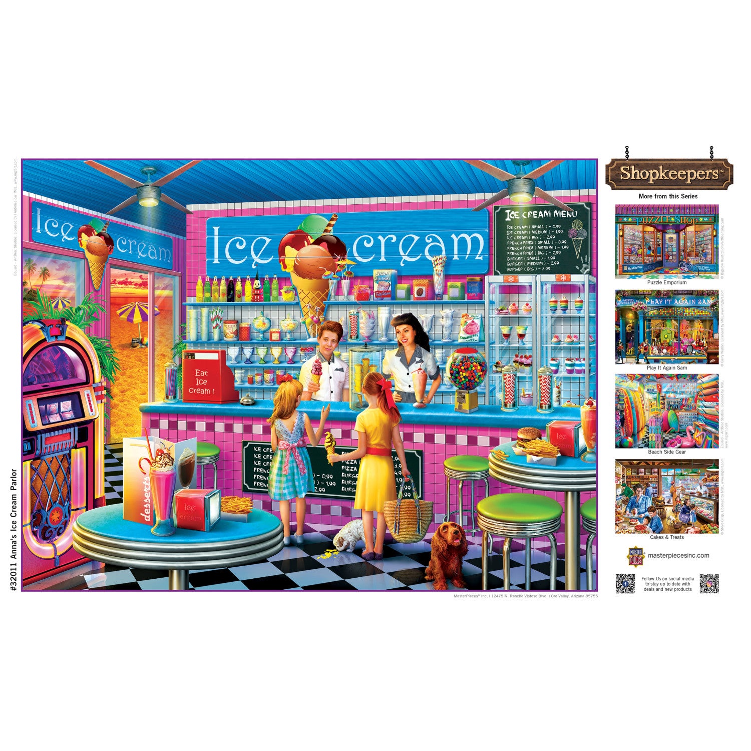Shopkeepers - Anna's Ice Cream Parlor 750 Piece Puzzle