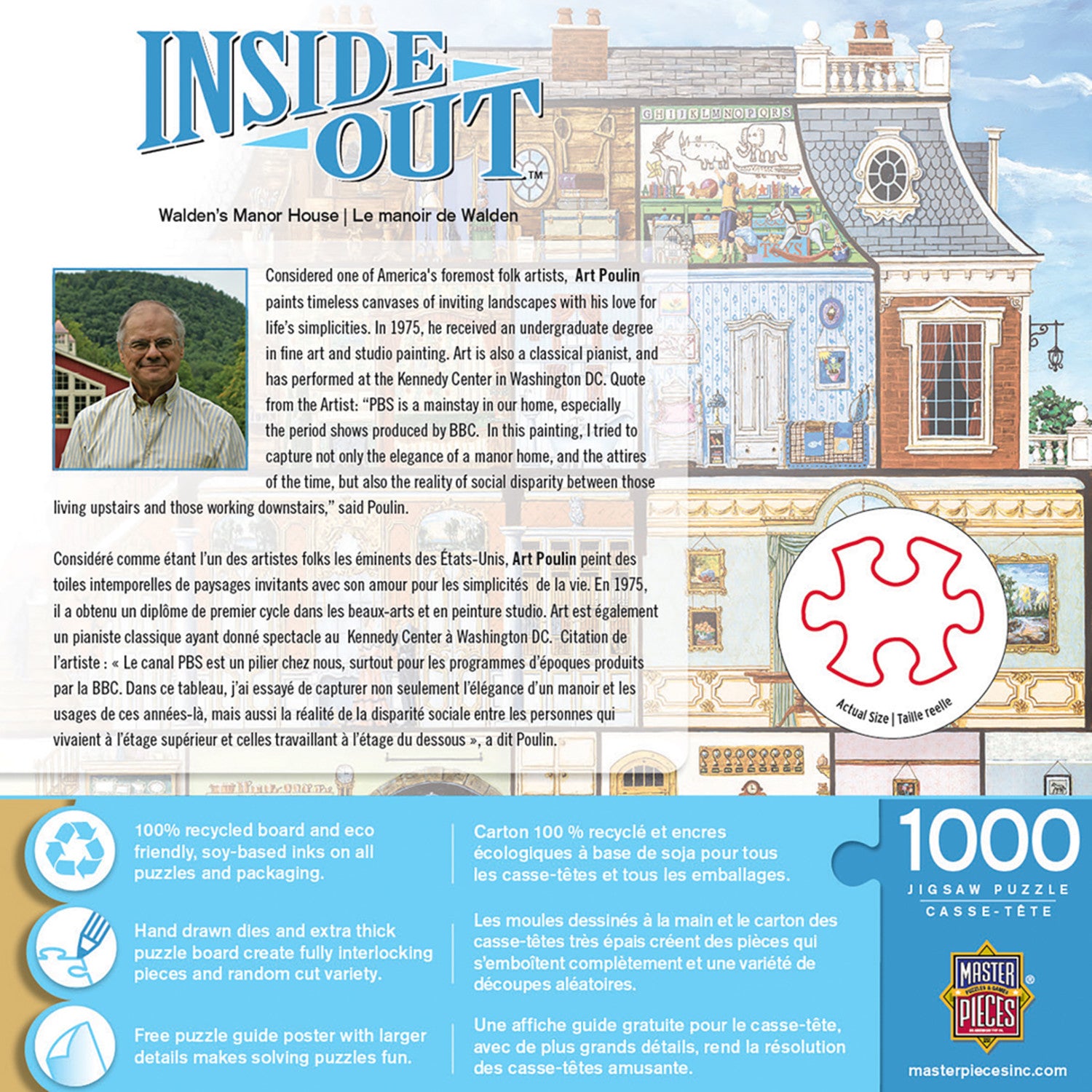 Inside Out - Walden's Manor House 1000 Piece Puzzle